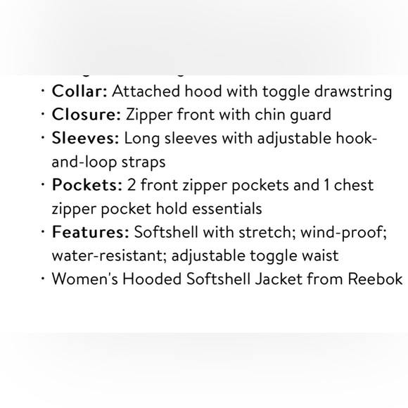 REEBOK Softshell Jacket - Windsor Wine - Picture 3 of 3